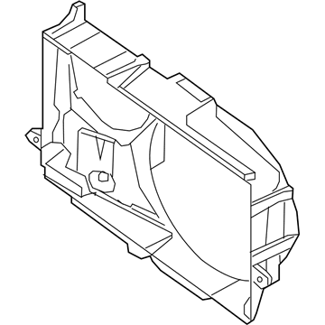 Nissan 21476-9FV0A Shroud-Radiator, Upper