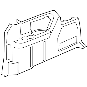 Mopar 5RV99HL5AB Panel-Quarter Trim