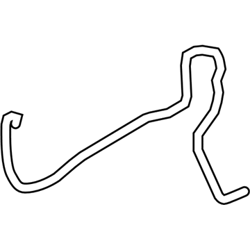 BMW 54-34-7-190-673 Hydraulic Hose, Tension Bar, Left