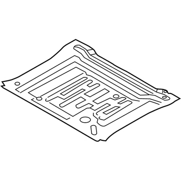 BMW 41-00-9-450-008 FRONT TRUNK FLOOR