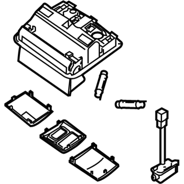 Nissan 26430-EA00C Lamp Assembly Map