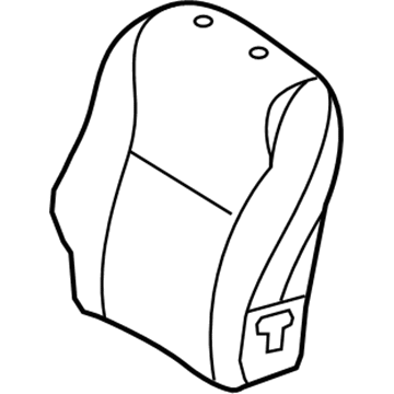 Toyota 71073-02Q20-B0 Seat Back Cover