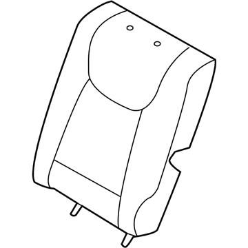 Hyundai 89360-3X320-PBK Rear Left-Hand Seat Back Covering