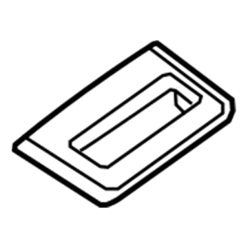 Nissan 96925-5AA0A Pocket-Console, Rear