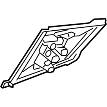Acura 72680-SZN-A02 Handle Assembly, Left Rear Door (Outer)