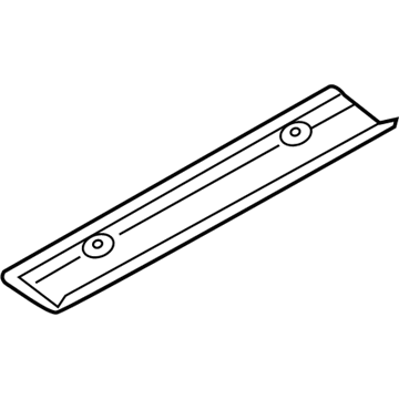 BMW 51-49-7-328-075 Upper Trunk Lid Trim Panel