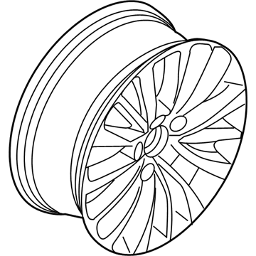 Ford FA1Z-1007-B Wheel, Alloy