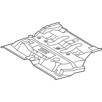 Toyota 58211-60100 Center Floor Pan