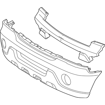 Ford 2C5Z-17D957-BAA Bumper Cover