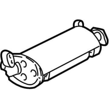 Ford 1L5Z-5230-AE Muffler