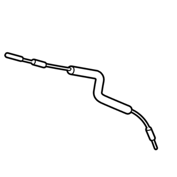 Acura 72633-TL0-G01 Cable, Rear Door Lock