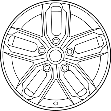 Kia 529102T150 Wheel Assembly-Aluminum