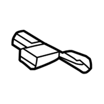 Nissan 89843-ZM98A 3Rd Seat Buckle Belt Assembly