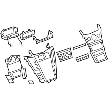 GM 23103200 Dash Control Unit