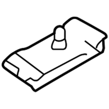 BMW 51-76-7-162-587 Clip, Roof Frame Strip
