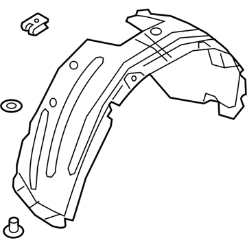 Kia 86810C6500 Guard Assembly-Front Wheel