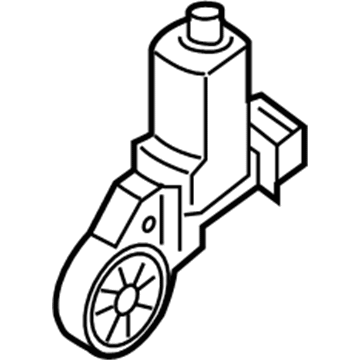 Nissan 80731-4BA0A Motor Assy-Regulator,Passenger Side