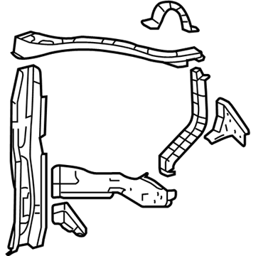 Toyota 53203-0E040 Side Support