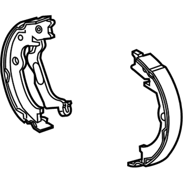 GM 95280779 Park Brake Shoes