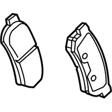 GM 95280739 Rear Pads