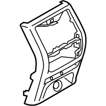 BMW 51-16-9-461-902 COVER, CENTER ARMREST, REAR