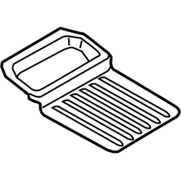 BMW 51-16-9-370-860 Mat Insert, Storage Cmpt Centre Console