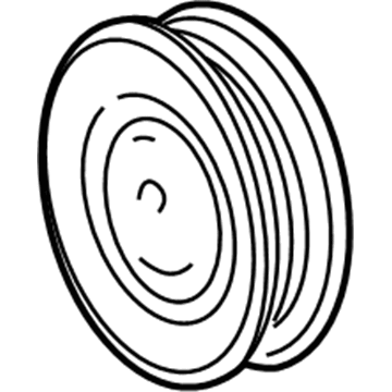 Ford XW4Z-8678-CA Serpentine Idler Pulley