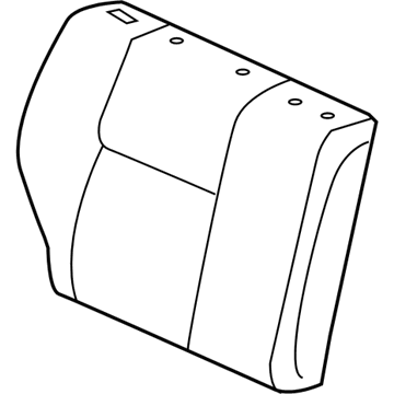 Toyota 71077-02B30-E0 Seat Back Cover