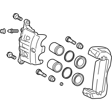 Toyota 47750-0E070 Caliper Assembly