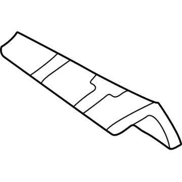 Hyundai 87758-26000 Bracket-Side SILL MOULDING Rear