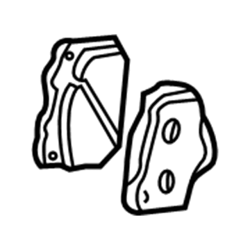 Toyota 04465-0C012 Front Pads