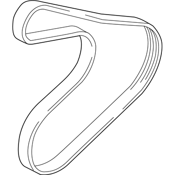 Hyundai 25212-2B720 Ribbed V-Belt