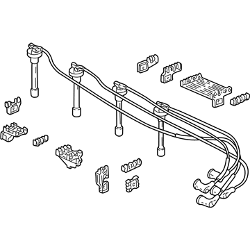 Acura 32700-PHK-003 Wire Assembly, Ignition