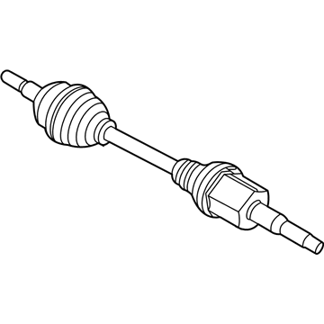 Ford LX6Z-3B437-B SHAFT - FRONT AXLE