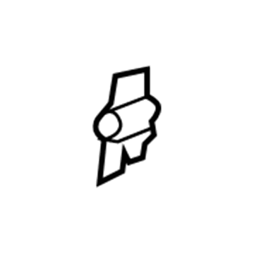 Honda 91568-SHJ-A01 Clip, Slide Door Quarter Glass