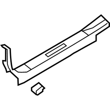 Hyundai 85871-3M000-BR Trim Assembly-Front Door Scuff LH