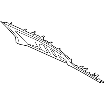 BMW 51-41-9-461-709 ACCENT TRIM MOLDING, LEFT