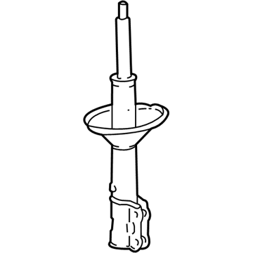 Hyundai 55360-25151 Rear Right-Hand Shock Absorber Assembly