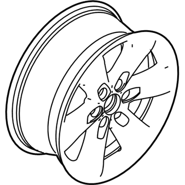 Ford 9L3Z-1007-E Wheel, Alloy