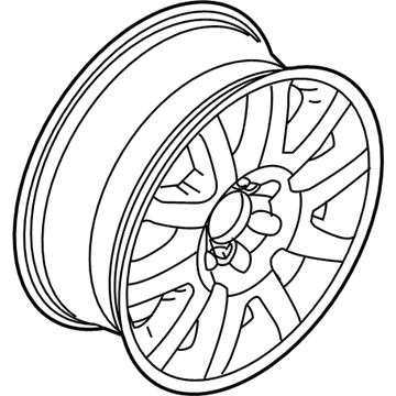 Ford 9L3Z-1007-G Wheel, Alloy