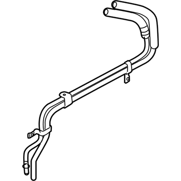 BMW 32-41-2-282-816 Intake Line With Radiator Return Line