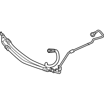 BMW 32-41-2-283-095 Return Pipe