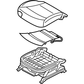 Hyundai 88200-3Q001-Y3Y Cushion Assembly-Front Seat, Passenger