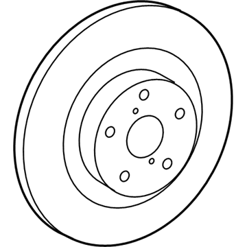 Lexus 43512-50250 Disc, Front RH