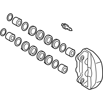 Lexus 47730-0W110 Front Passenger Disc Brake Cylinder Assembly