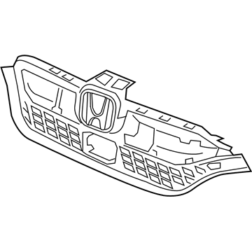 Honda 71121-TLA-A60 Base, Front-Grille