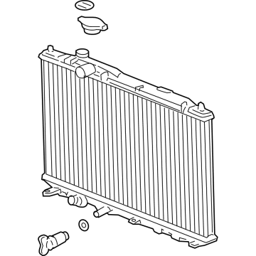 Honda 19010-64A-A01 W-RADIATOR