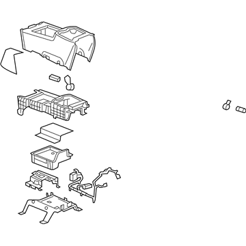 GM 20944017 Console Assembly