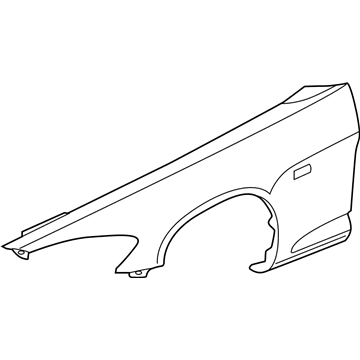 Honda 60210-S2A-A92ZZ Panel, Right Front Fender (Dot)