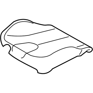 Hyundai 88160-2V020-SD6 Front Driver Side Seat Cushion Covering